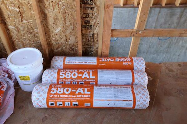 Rolls of Aussie Mate 580-AL Waterproofing