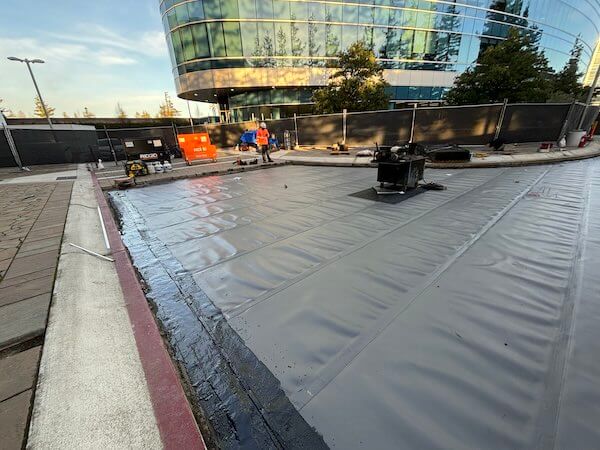 Aussie Tite applied to section of a street