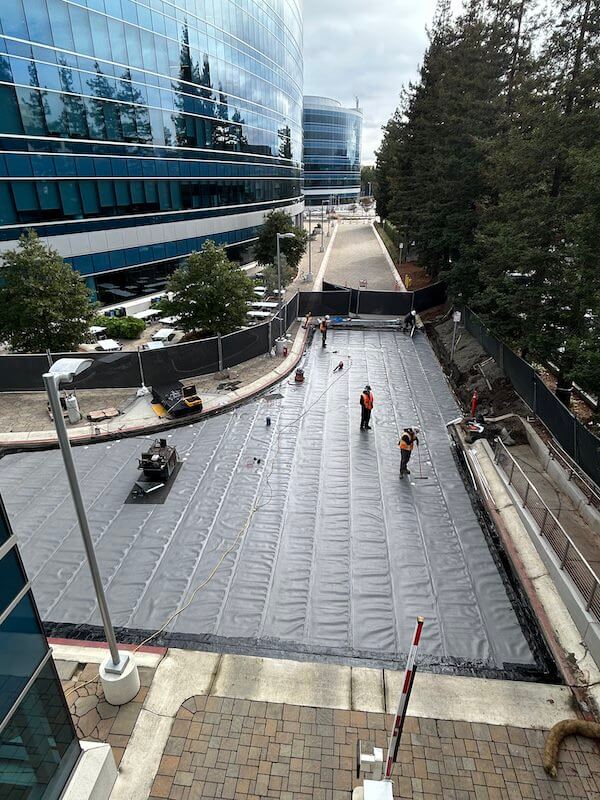 workers leveling Aussie Tite