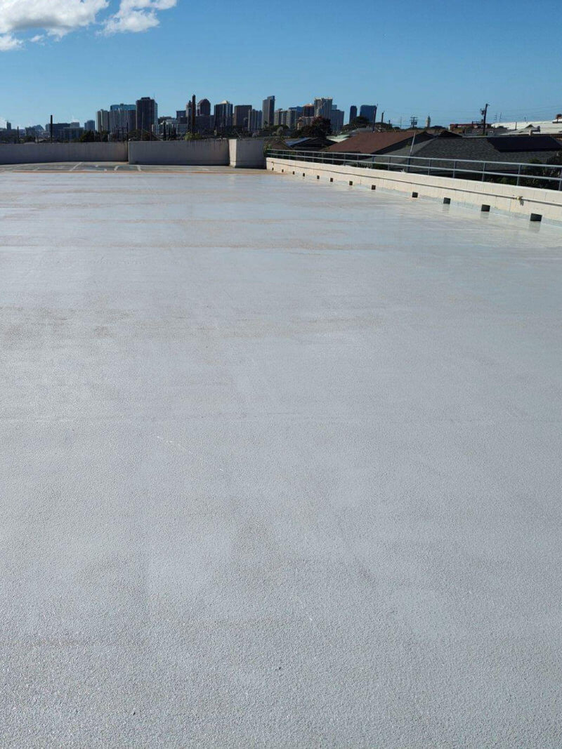 AVM System 620 coat applied to upper deck area at Honolulu Ford
