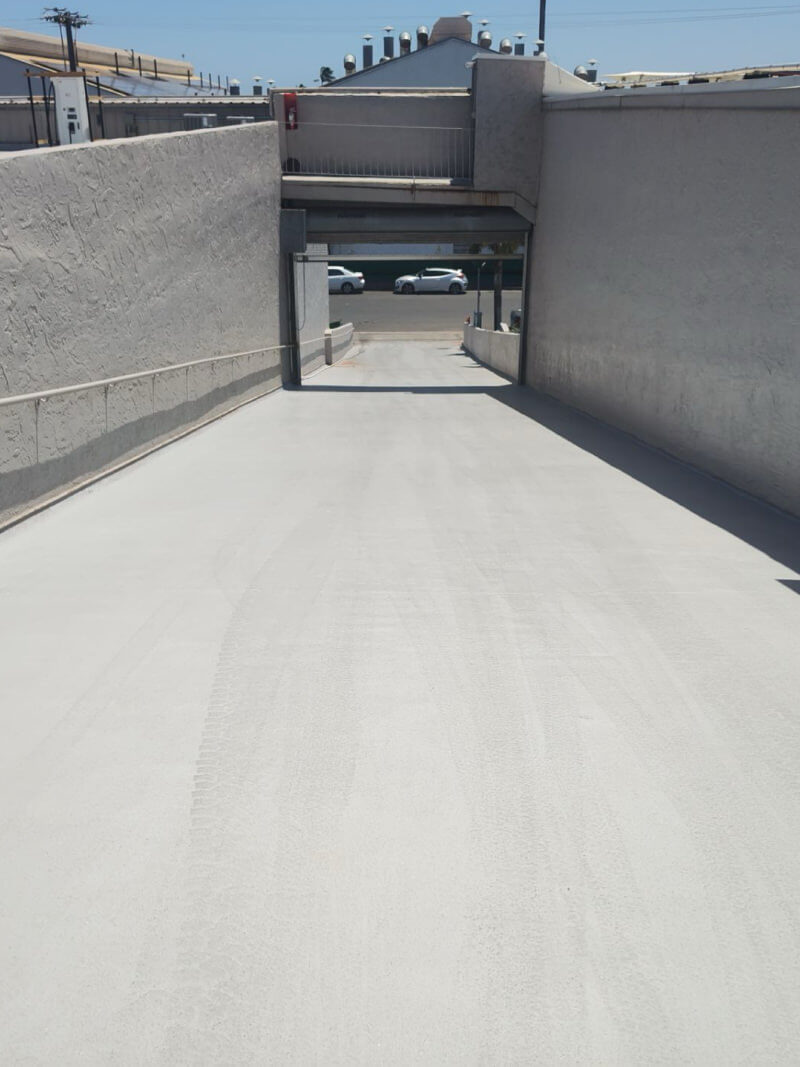 AVM System 620 coat applied to upper deck area at JN Chevrolet